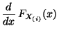 $\displaystyle \frac{d}{dx}\,F_{X_{(i)}}(x)$