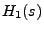 $\displaystyle H_1(s)$