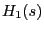 $\displaystyle H_1(s)$