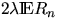 $2\lambda \Exp R_n$