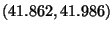 $ (41.862,41.986)$