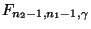 $ F_{n_2-1,n_1-1,\gamma}$