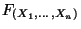 $ F_{(X_1,\ldots,X_n)}$