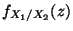 $\displaystyle f_{X_1/X_2}(z)$