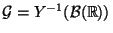 $ \mathcal{G}=Y^{-1}(\mathcal{B}(\mathbb{R}))$