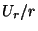 $ U_r/r$
