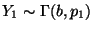 $ Y_1\sim \Gamma(b,p_1)$