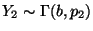$ Y_2\sim \Gamma(b,p_2)$