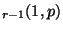 $ _{r-1}(1,p)$