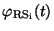 $ \varphi_{\rm RS_i}(t)$