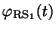 $\displaystyle \varphi_{\rm RS_1}(t)$