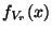 $ f_{V_r}(x)$