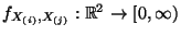 $ f_{X_{(i)},X_{(j)}}:\mathbb{R}^2\to[0,\infty)$