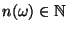 $ n(\omega)\in\mathbb{N}$