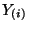 $ Y_{(i)}$