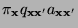 $\displaystyle \pi_{\mathbf{x}}
q_{{\mathbf{x}}{\mathbf{x}}^\prime}
a_{{\mathbf{x}}{\mathbf{x}}^\prime}$