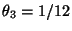 $ \theta_3=1/12$