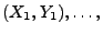 $ (X_1,Y_1),\ldots,$