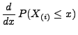 $\displaystyle \frac{d}{dx}\,P(X_{(i)}\le x)$