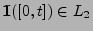 $ {1\hspace{-1mm}{\rm I}}([0,t])\in L_2$