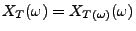 $\displaystyle X_T(\omega)=X_{T(\omega)}(\omega)$