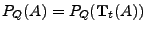 $ P_Q(A)=
P_Q({\mathbf{T}}_t(A))$