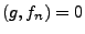 $ (g,f_n)=0$