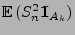 $\displaystyle {\mathbb{E}\,}(S_n^2{1\hspace{-1mm}{\rm I}}_{A_k})$