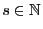 $ s\in\mathbb{N}$