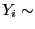 $ Y_i\sim$