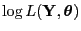 $ \log L({\mathbf{Y}},{\boldsymbol{\theta}})$