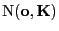 $ {\rm N}({\bf o},{\mathbf{K}})$