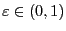 $ \varepsilon \in(0,1)$