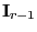 $ {\mathbf{I}}_{r-1}$