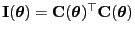 $ {\mathbf{I}}({\boldsymbol{\theta}})={\mathbf{C}}({\boldsymbol{\theta}})^\top {\mathbf{C}}({\boldsymbol{\theta}})$