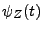 $ \psi_Z(t)$