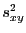 $ s^2_{xy}$