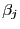 $ \beta_j$