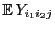 $ {\mathbb{E} }
Y_{i_1i_2j}$